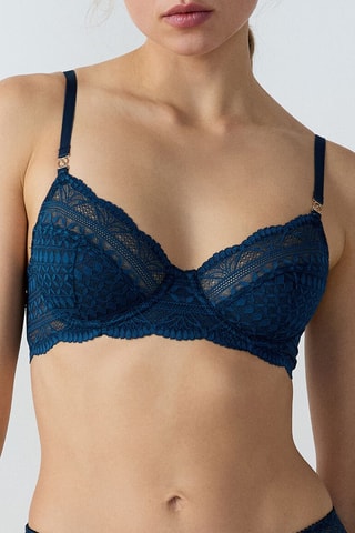 Soutien-gorge Idole - Bleu pétrole