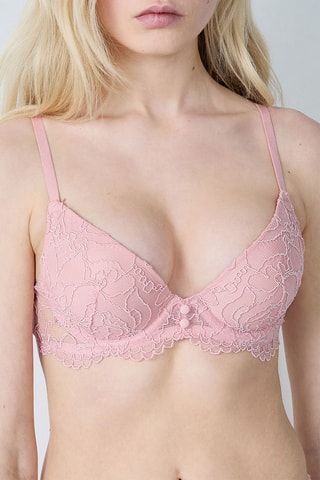 Soutien-gorge Cœur - Rose poudré - N°2 Classique