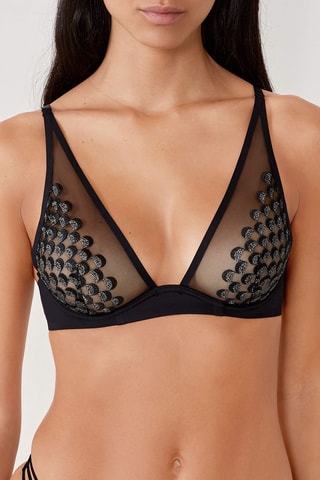 Soutien-gorge Romanesque - Noir - N°7 Armature