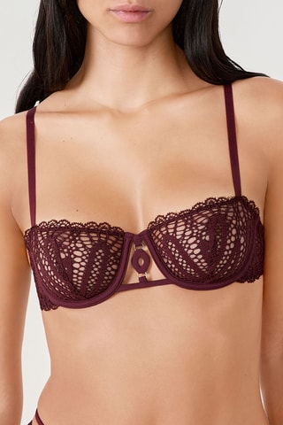 Soutien-gorge Virtuose - Bordeaux - N°9 Balconnet