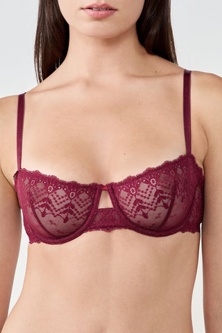 Soutien-gorge Alcove - Bordeaux - N°9 Balconnet