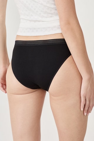 3 culottes Jack lace - Noir