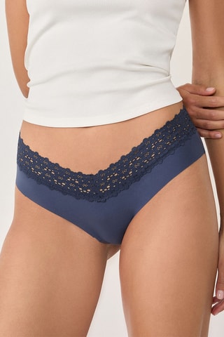 Tanga Wish - Bleu cobalt