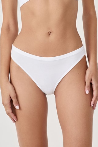 Tanga Coton 360 - Blanc