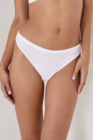 Tanga Coton 360 - Blanc