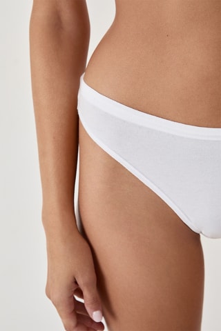 Tanga Coton 360 - Blanc