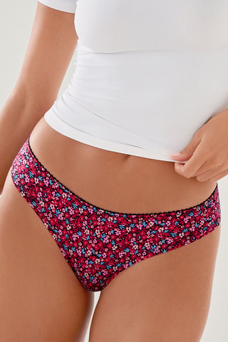 Tanga Glossy - Rouge brique