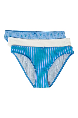 3 culottes Jackie - Bleu