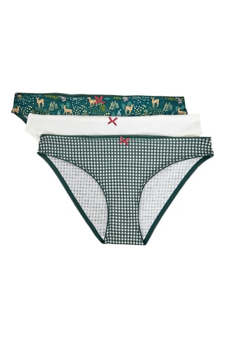 3 culottes Jackie - Vert émeraude