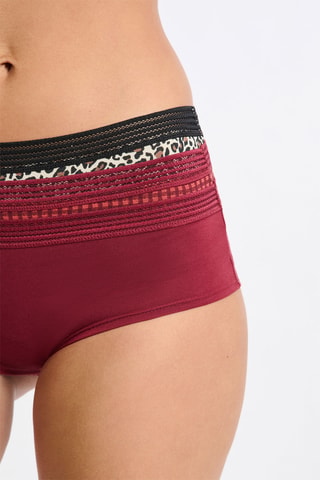 3 shortys Jackie Lace - Bordeaux