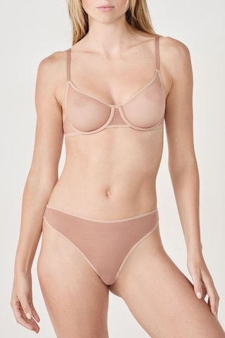 String Pure Mesh - Rose poudré