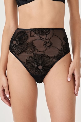 Culotte taille haute Badinage - Noir