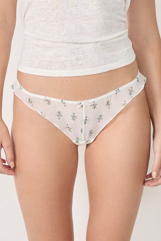 Tanga Boudoir - Blanc