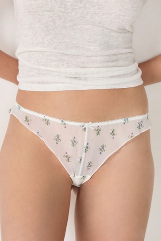 Tanga Boudoir - Blanc