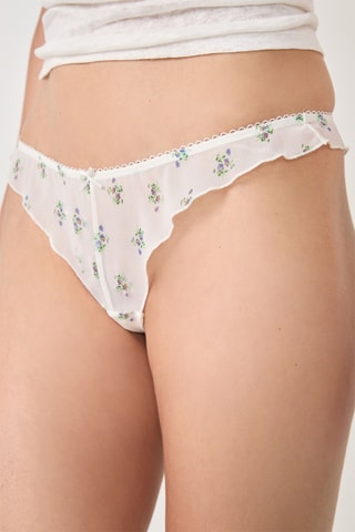 Tanga Boudoir - Blanc