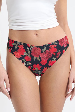 Tanga Confort Print2 - Noir
