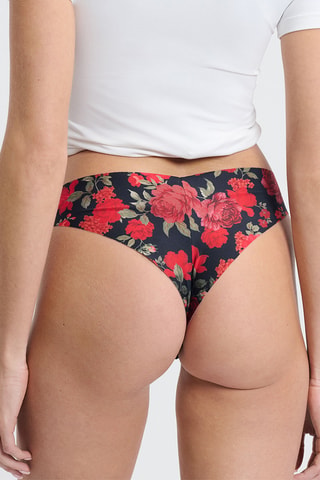 Tanga Confort Print2 - Noir