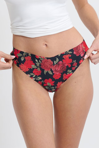 Tanga Confort Print2 - Noir