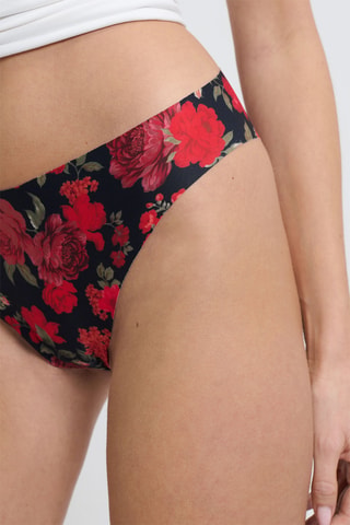 Tanga Confort Print2 - Noir