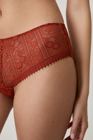 Shorty Aura - Rouge brique