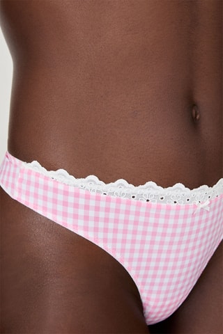 Tanga Coquette - Rose