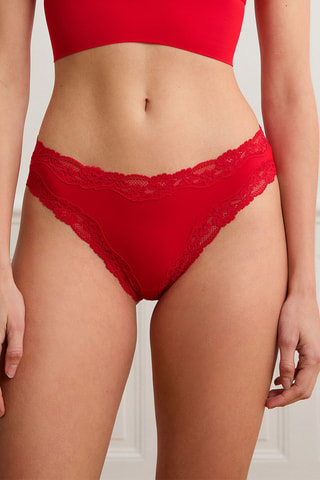 Culotte Pure soft lace - Rouge