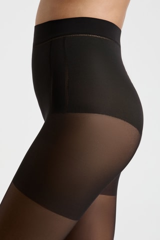 Collant Triple Action - 15 derniers - Noir