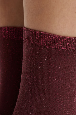 Chaussettes Etincelle - Bordeaux