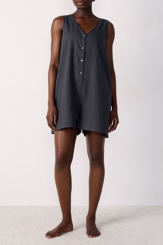 Combishort en lin Adria - Anthracite