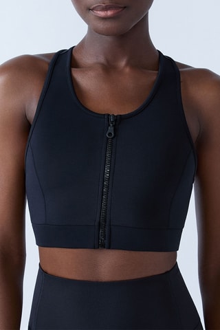 Crop top Beta - Noir