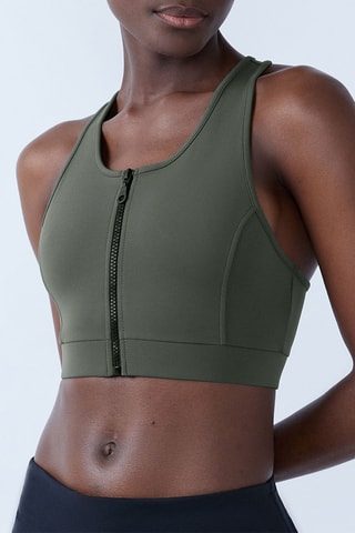 Crop top Beta - Vert olive