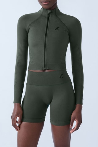 Crop top Iota - Vert olive