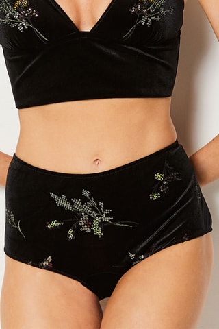 Shorty taille haute Magique - Noir