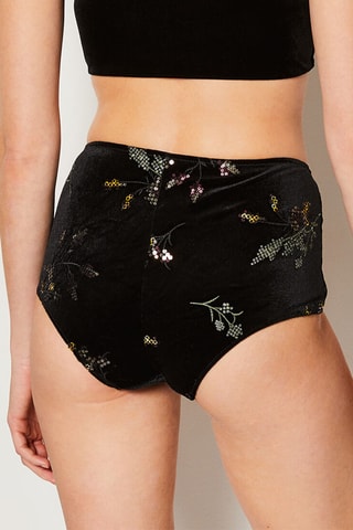 Shorty taille haute Magique - Noir