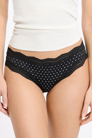 2 bragas brasileñas Soul Print - Negro