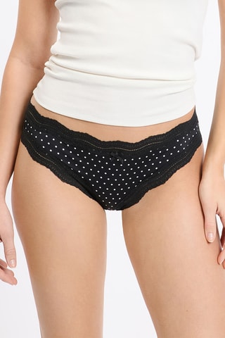 2 bragas brasileñas Soul Print - Negro