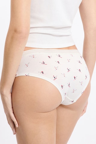 3 shortys Jackie Lace - Rose et blanc