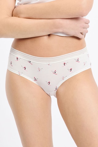 3 shortys Jackie Lace - Rose et blanc
