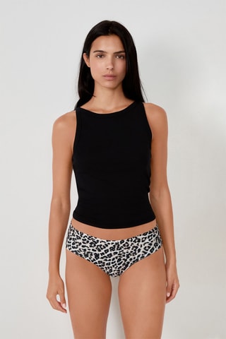 Culotte hipster - Blanc et noir