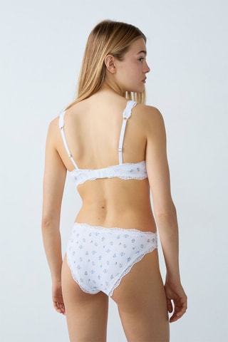 Culotte taille haute - Blanc