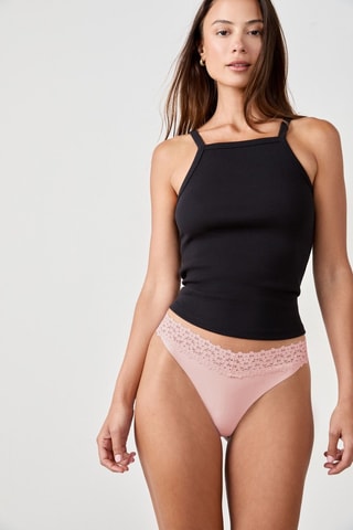 Tanga Wish - Rose poudré