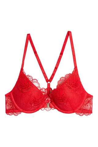 Soutien-gorge push-up Conquise - Rouge