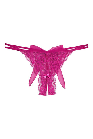 Tanga ouvert Felicia - Fuchsia