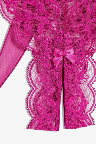 Tanga ouvert Felicia - Fuchsia