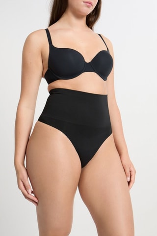 String taille haute Powery - Noir