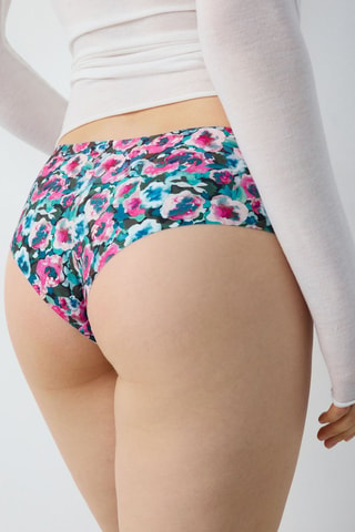 Shorty Confort - Noir et rose
