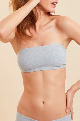 Soutien-gorge Coton 360 - Gris clair - Etam