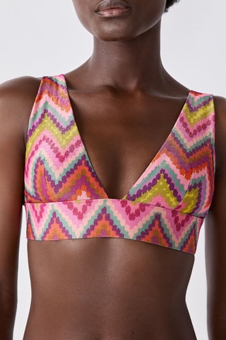 Soutien-gorge push - up Muses - Rose et orange - Etam