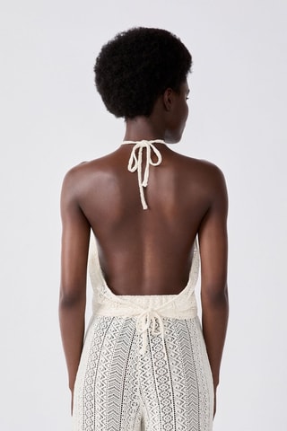 Crop top Bacca - Ecru