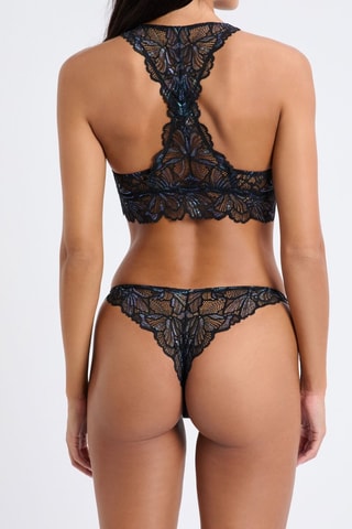 Tanga Reflet - Noir